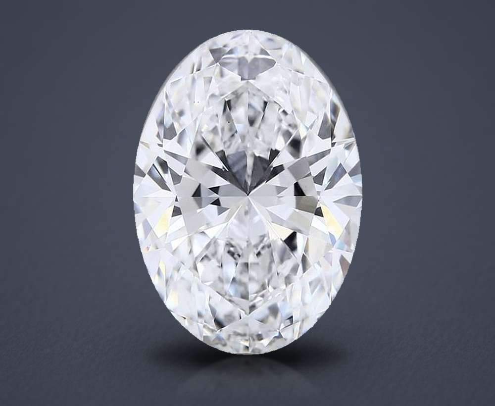 8.07 Carat Oval Lab Diamond