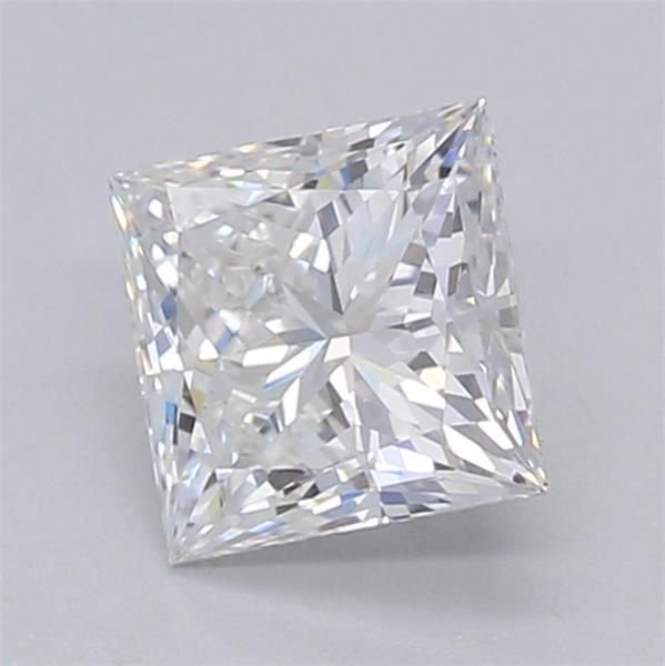 0.53ct E VVS2 Rare Carat Ideal Cut Princess Lab Grown Diamond