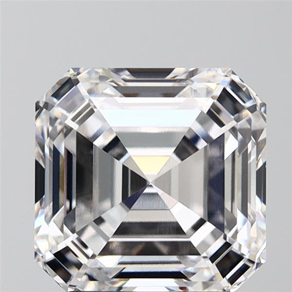 3.09ct F VVS2 Rare Carat Ideal Cut Asscher Lab Grown Diamond