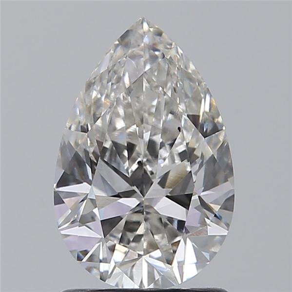 1.25ct F VS2 Rare Carat Ideal Cut Pear Lab Grown Diamond