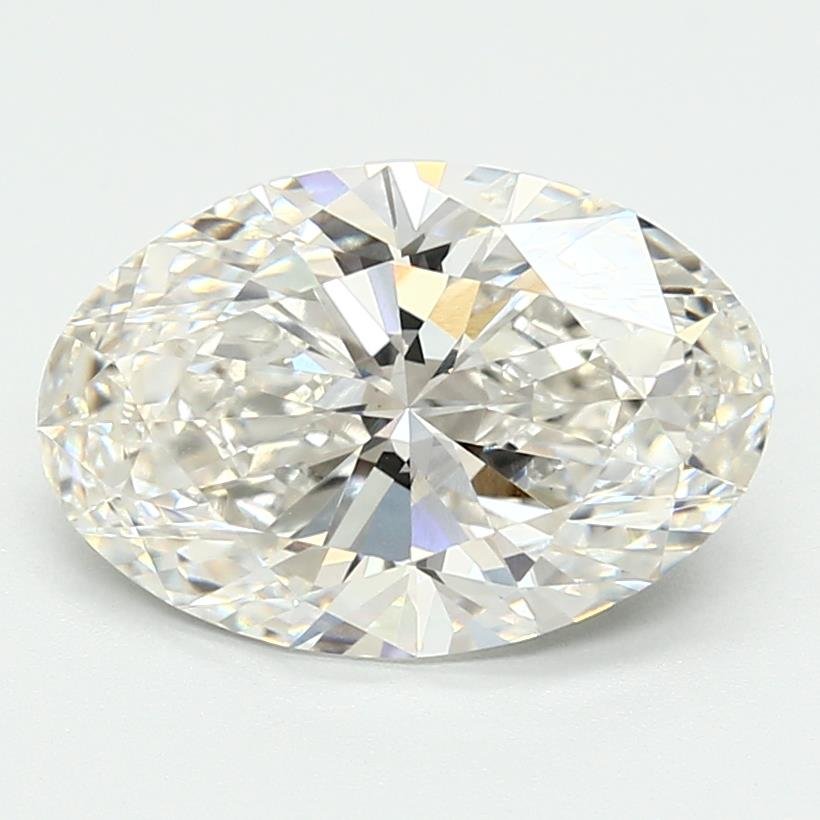 3.55ct G VVS2 Rare Carat Ideal Cut Oval Lab Grown Diamond