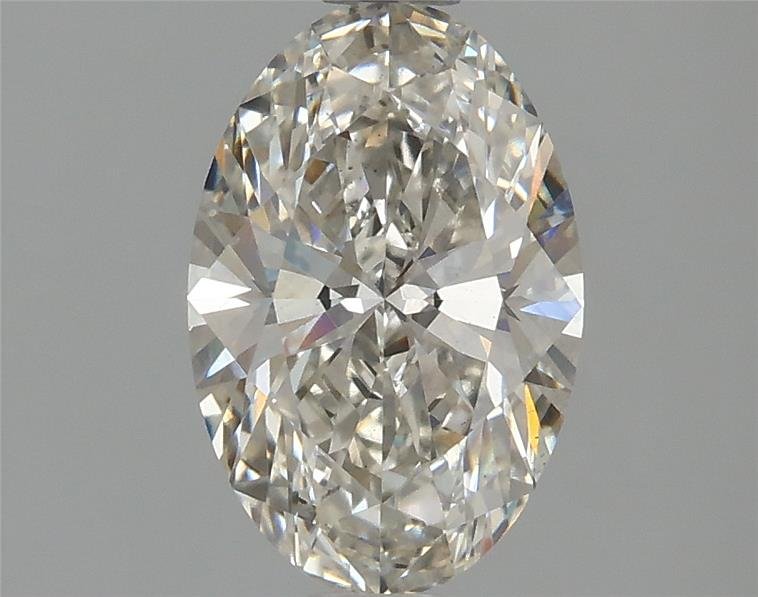 1.27ct H VS2 Rare Carat Ideal Cut Oval Lab Grown Diamond