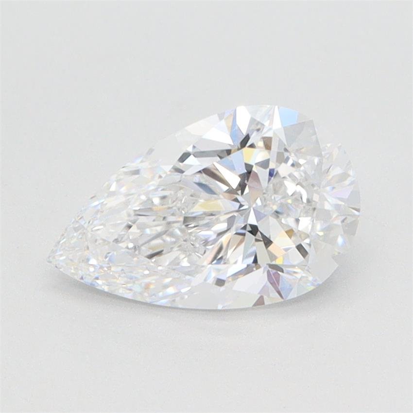 1.08ct D VS1 Rare Carat Ideal Cut Pear Lab Grown Diamond