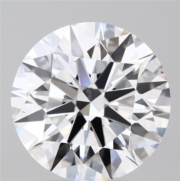 2.59ct D SI1 Rare Carat Ideal Cut Round Lab Grown Diamond