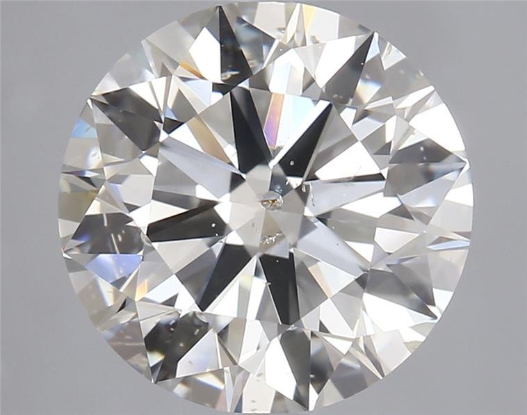 2.54ct J SI2 Rare Carat Ideal Cut Round Diamond