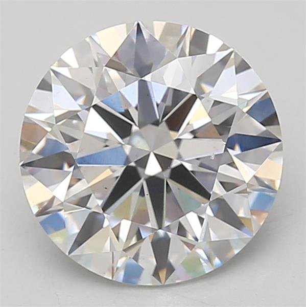 3.07ct E VS1 Rare Carat Ideal Cut Round Lab Grown Diamond
