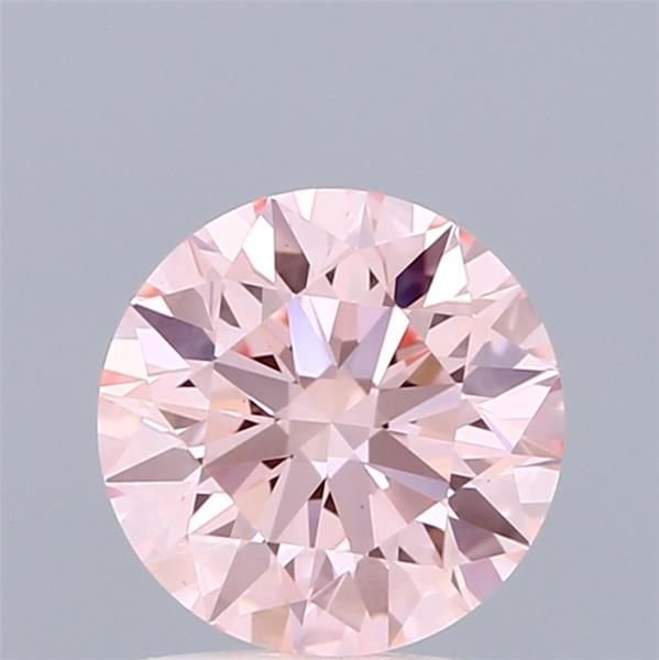 1.51 Ct. Fancy Vivid Pink Round Lab Diamond