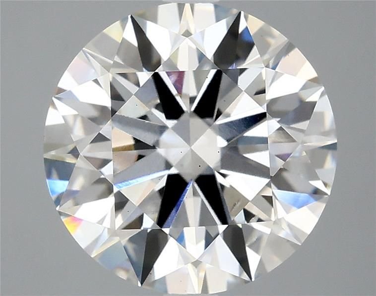 4.59ct F SI1 Rare Carat Ideal Cut Round Lab Grown Diamond