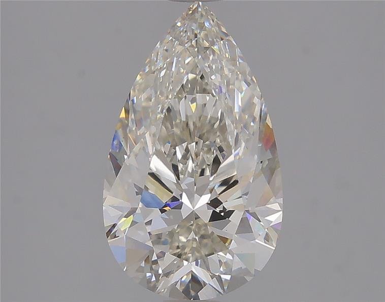 2.44ct H VS1 Rare Carat Ideal Cut Pear Lab Grown Diamond