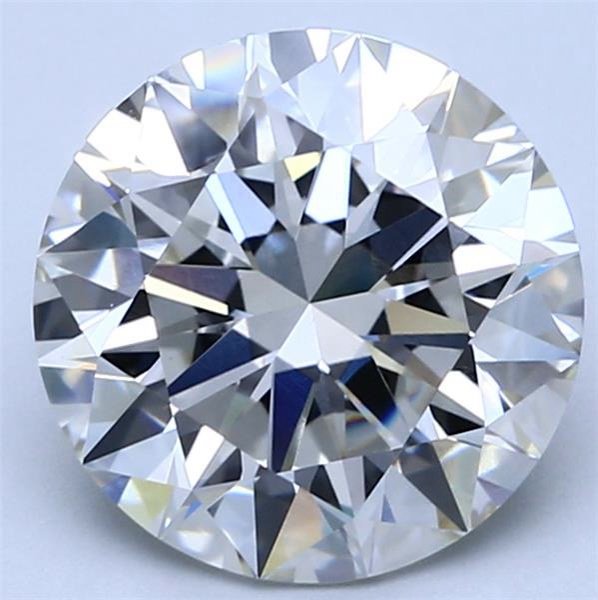 4.07ct H VVS2 Rare Carat Ideal Cut Round Lab Grown Diamond