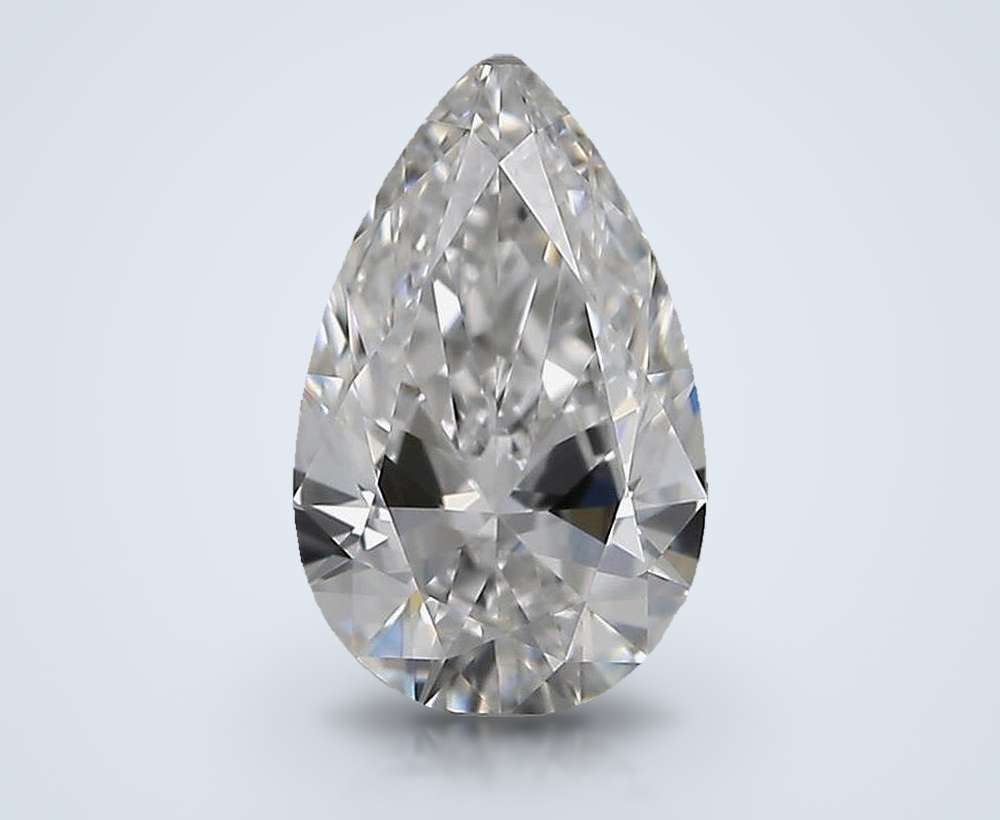 0.50 Carat Pear Natural Diamond