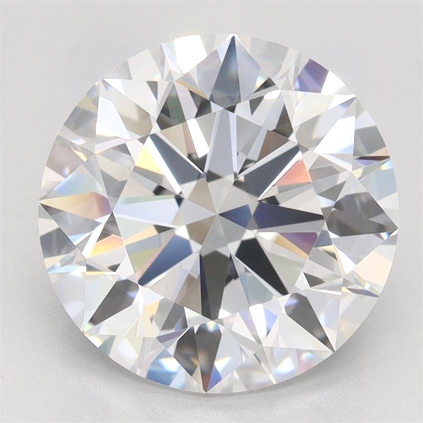 2.76ct D VVS1 Rare Carat Ideal Cut Round Lab Grown Diamond