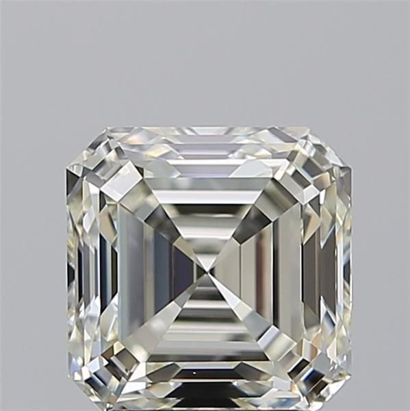 3.01ct K VS1 Rare Carat Ideal Cut Asscher Diamond