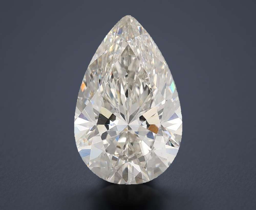 3.59 Carat Pear Lab Diamond