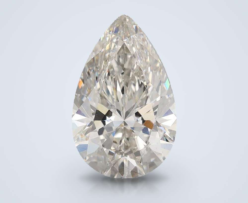 3.59 Carat Pear Lab Diamond