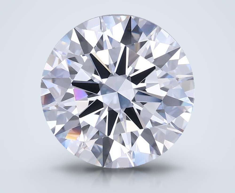 3.44 Carat Round Lab Diamond