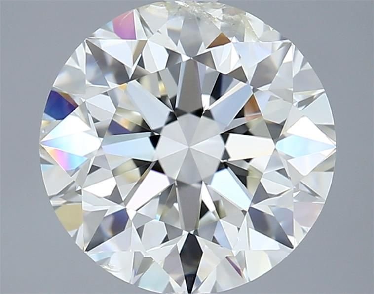 4.01ct H SI2 Excellent Cut Round Diamond