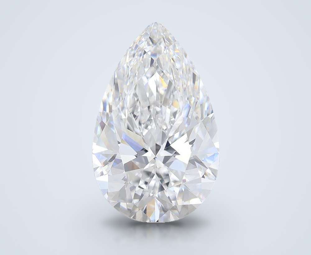 5.56 Carat Pear Lab Diamond
