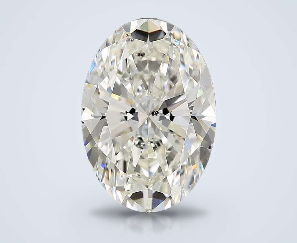 6.52 Carat Oval Natural Diamond