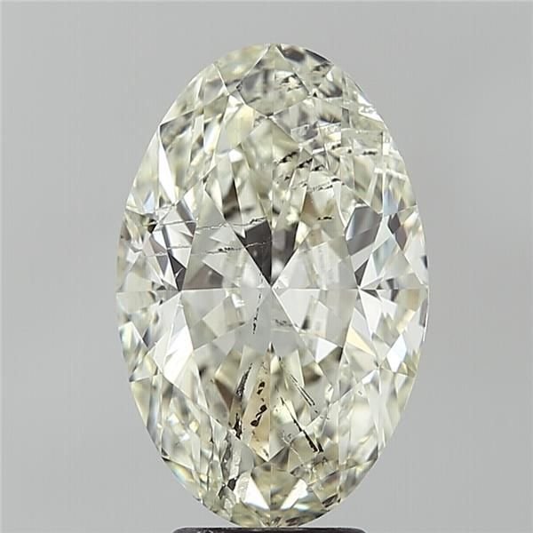 5.05ct K SI2 Rare Carat Ideal Cut Oval Diamond