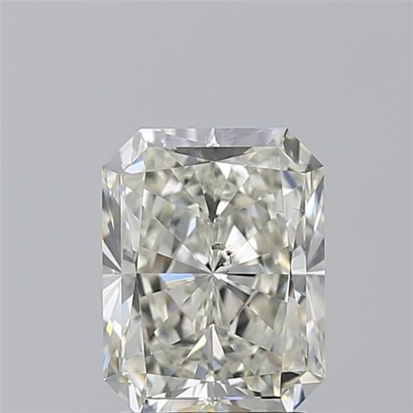 2.51ct J SI2 Rare Carat Ideal Cut Radiant Diamond