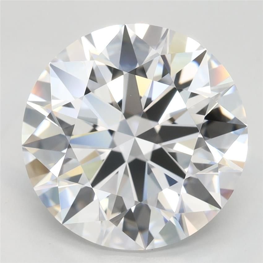 4.86ct D FL Rare Carat Ideal Cut Round Lab Grown Diamond