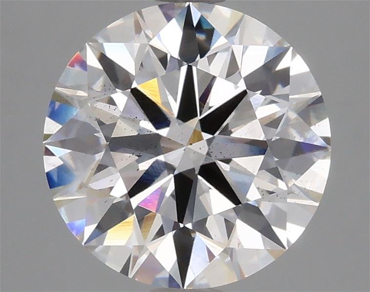 2.92ct F SI1 Rare Carat Ideal Cut Round Lab Grown Diamond