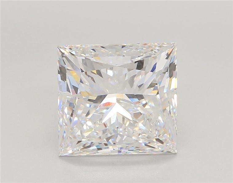 5.02ct E VS1 Rare Carat Ideal Cut Princess Lab Grown Diamond