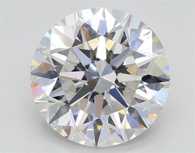 2.01ct F VS2 Excellent Cut Round Lab Grown Diamond