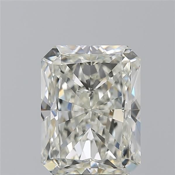 4.03ct J SI2 Rare Carat Ideal Cut Radiant Diamond