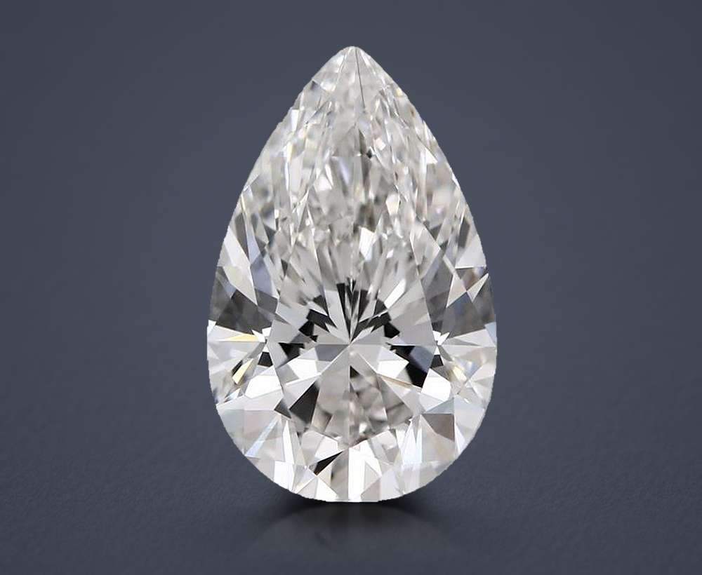 2.70 Carat Pear Lab Diamond