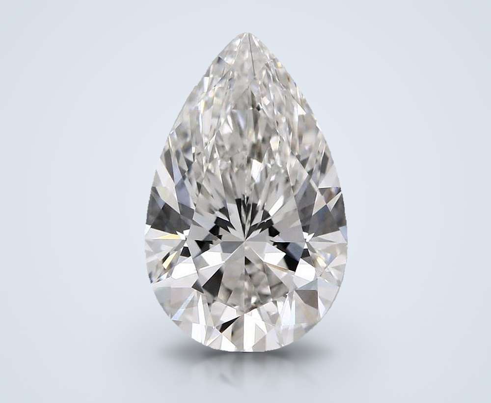 2.70 Carat Pear Lab Diamond