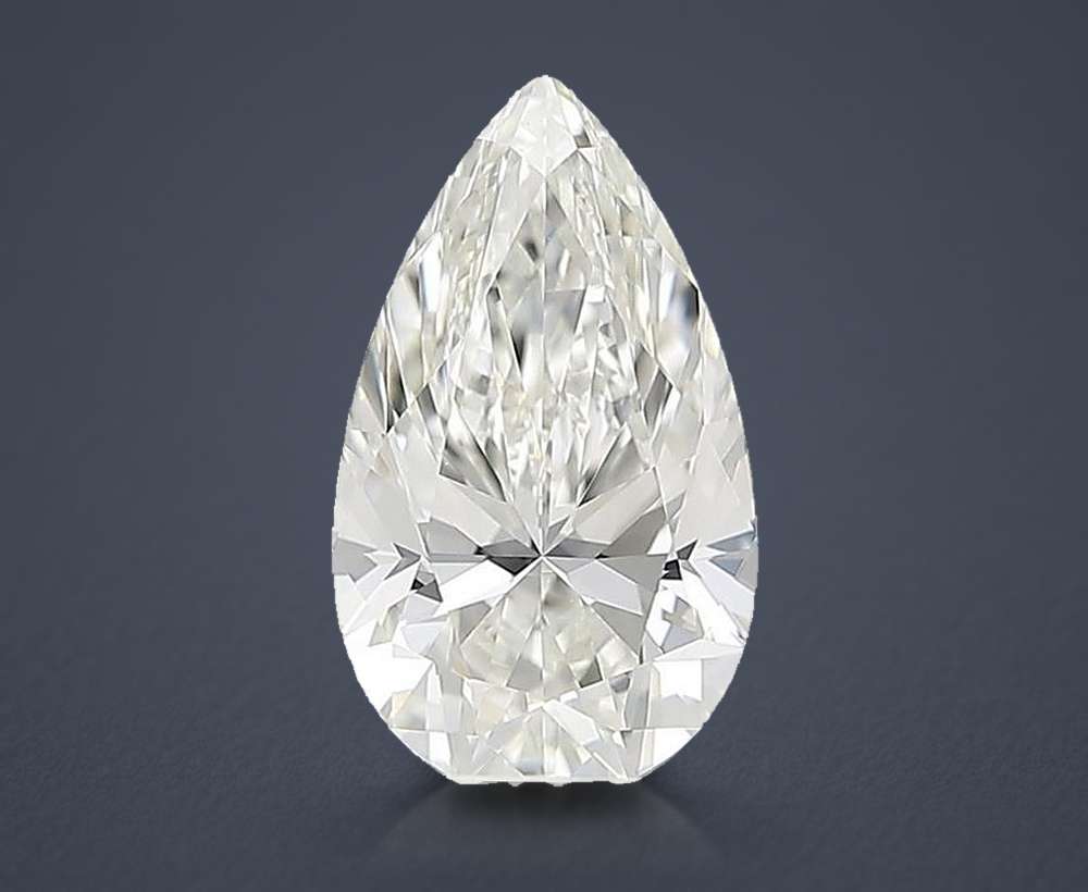 1.00 Carat Pear Natural Diamond