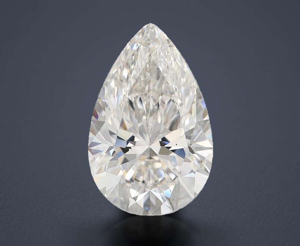 5.72 Carat Pear Lab Diamond