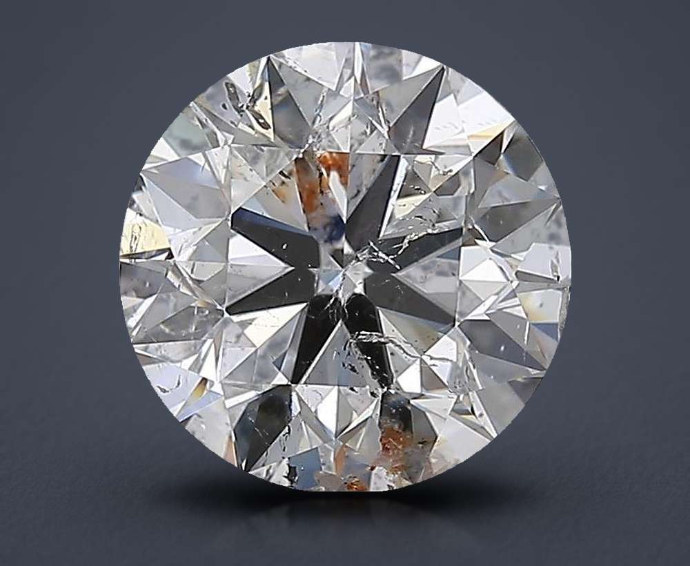 2.50 Carat Round Natural Diamond