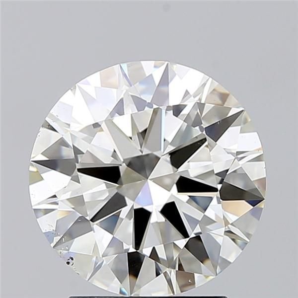 2.51ct J VS2 Rare Carat Ideal Cut Round Diamond