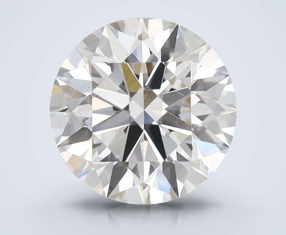 5.74 Carat Round Lab Diamond