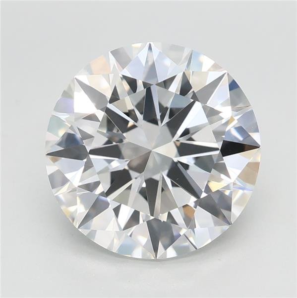 3.01ct E VVS2 Excellent Cut Round Lab Grown Diamond