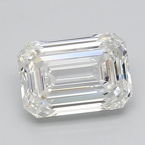 1.51ct F VVS2 Rare Carat Ideal Cut Emerald Lab Grown Diamond