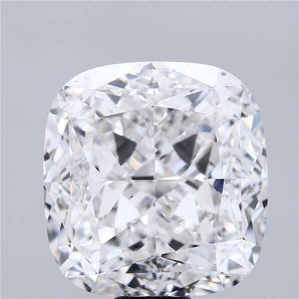 25.10ct E VS1 Rare Carat Ideal Cut Cushion Lab Grown Diamond