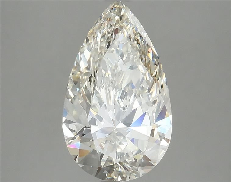 2.81ct I VS1 Rare Carat Ideal Cut Pear Lab Grown Diamond