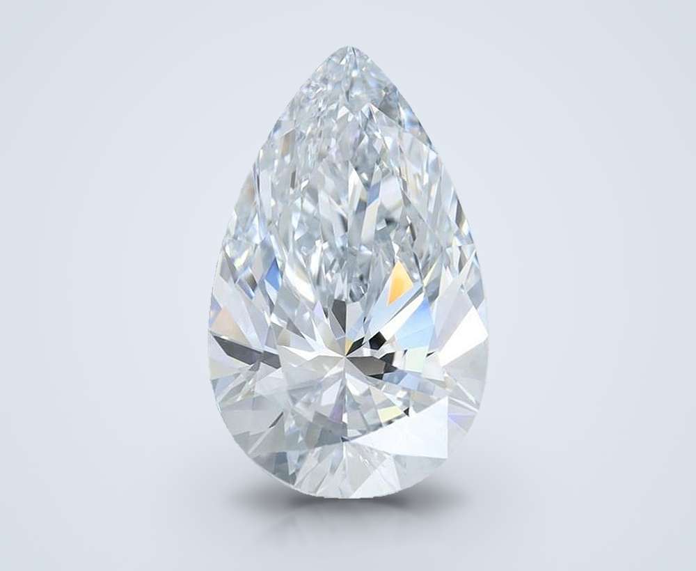 4.84 Carat Pear Lab Diamond