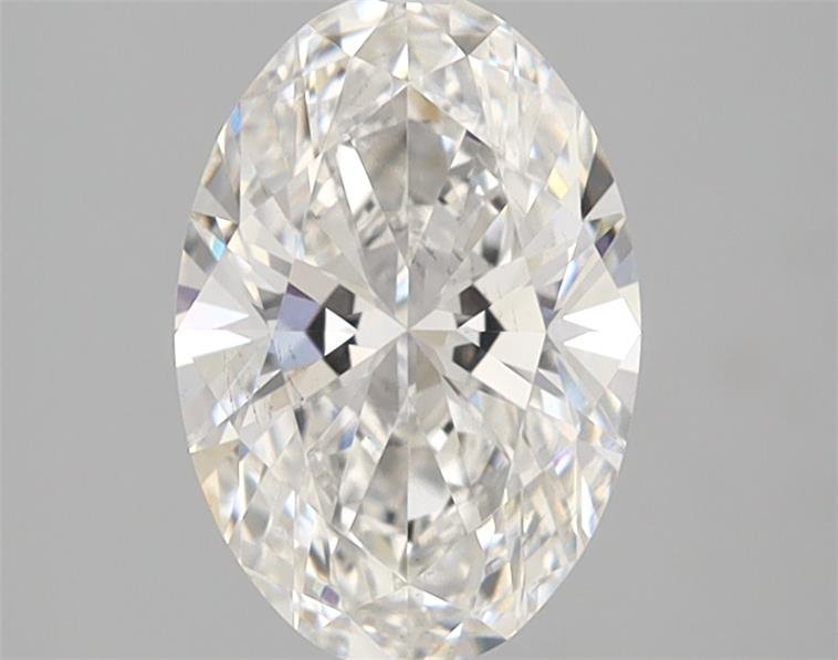 1.29ct F VS2 Rare Carat Ideal Cut Oval Lab Grown Diamond