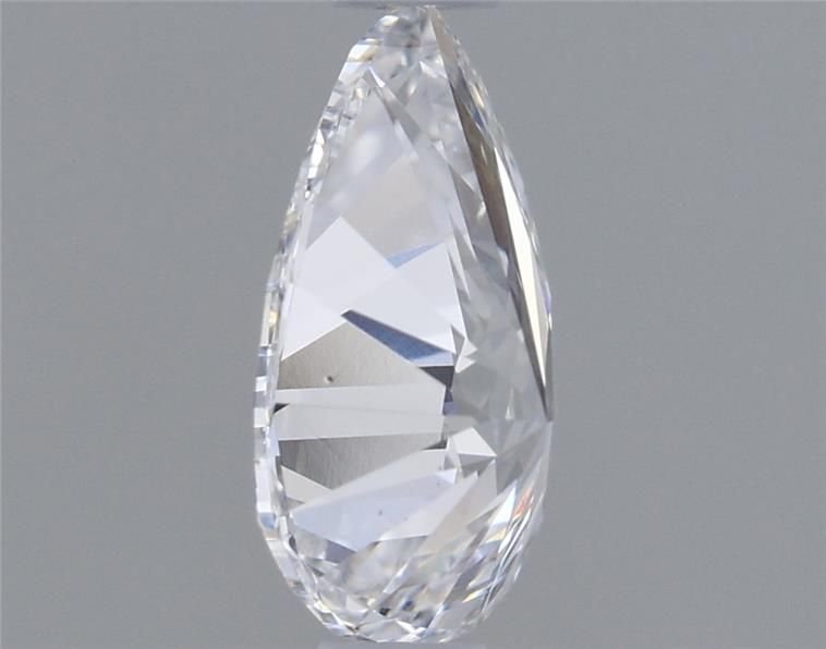 0.68ct D VS2 Very Good Cut Pear Lab Grown Diamond