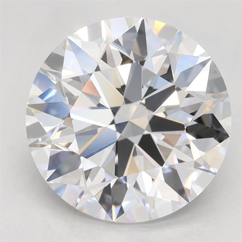 2.79ct D VVS1 Rare Carat Ideal Cut Round Lab Grown Diamond