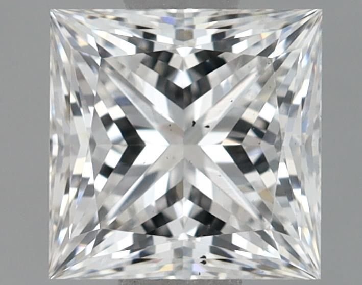 0.86ct E VS2 Rare Carat Ideal Cut Princess Lab Grown Diamond