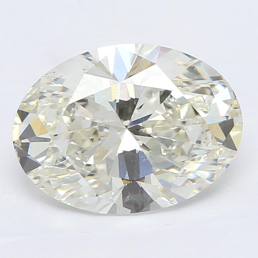 2.01ct I SI1 Rare Carat Ideal Cut Oval Lab Grown Diamond