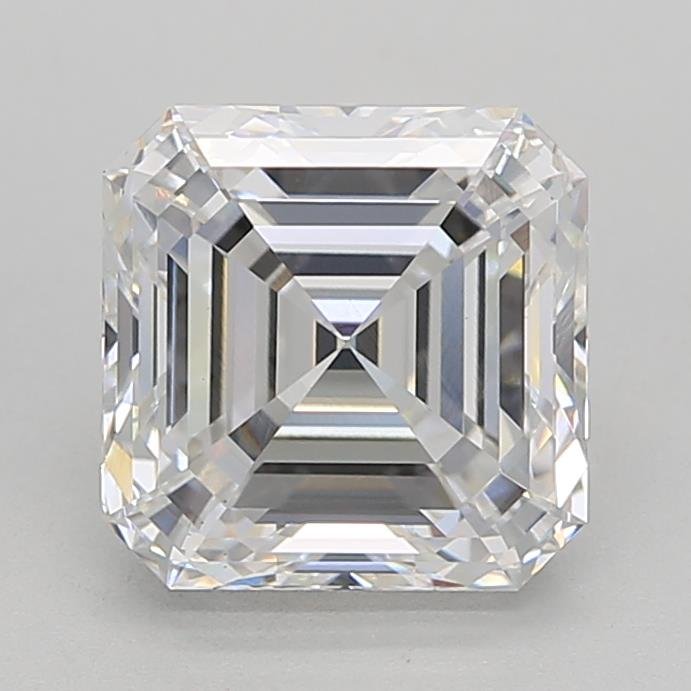 2.59ct D VS1 Rare Carat Ideal Cut Asscher Lab Grown Diamond