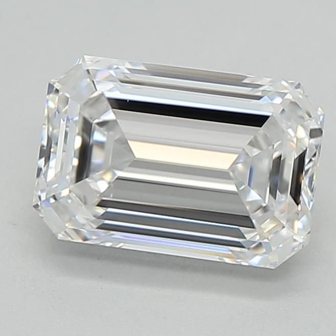 1.51ct E VS1 Rare Carat Ideal Cut Emerald Lab Grown Diamond