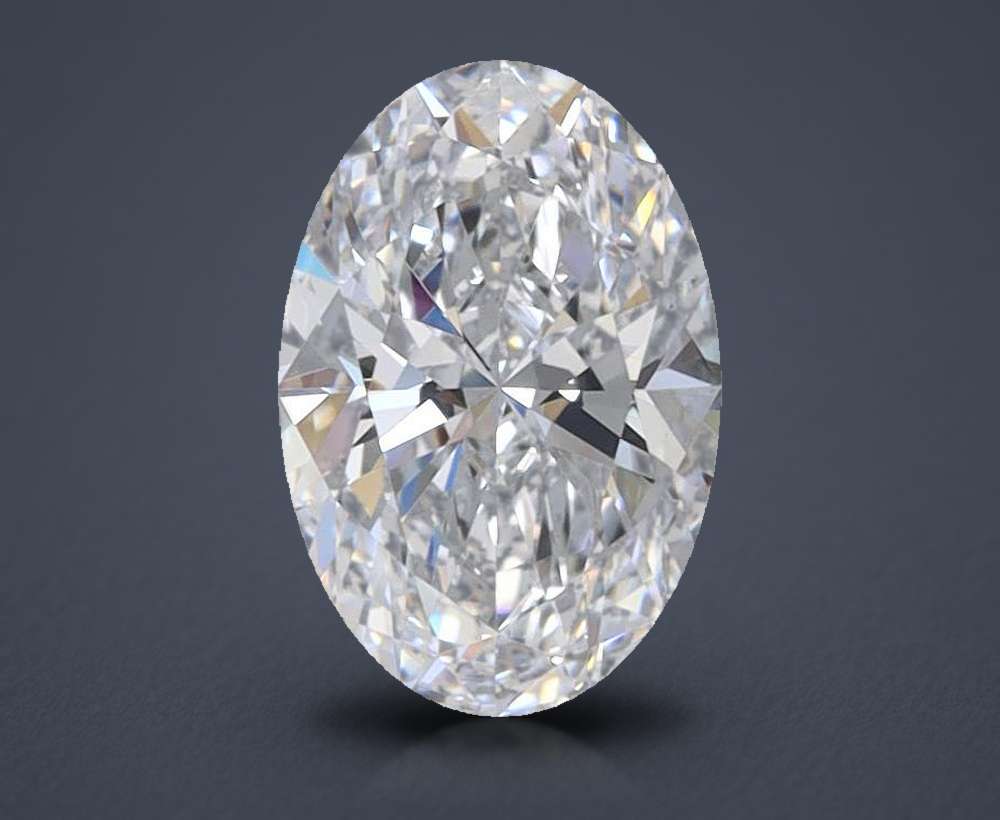 1.00 Carat Oval Lab Diamond